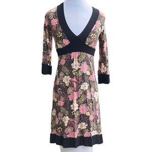 Ella Moss Dress Small Great Condition Black Trim